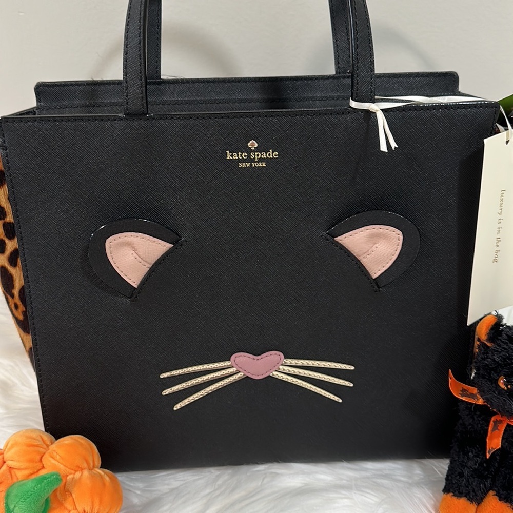 Kate Spade ♠️ leopard calf hair tote nwt - Picture 5 of 12